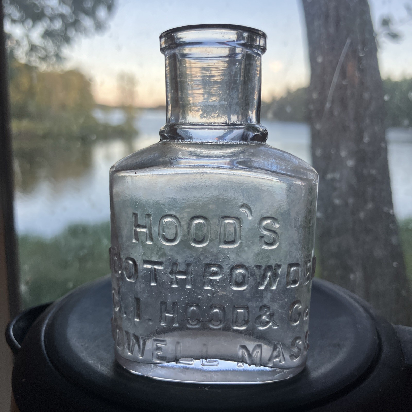 Hood's Tooth Powder - Lowell, Mass. - Vintage Dental Bottle - 1900 Hood's Tooth Powder - Lowell, Mass. - Vintage Dental Bottle - 1900