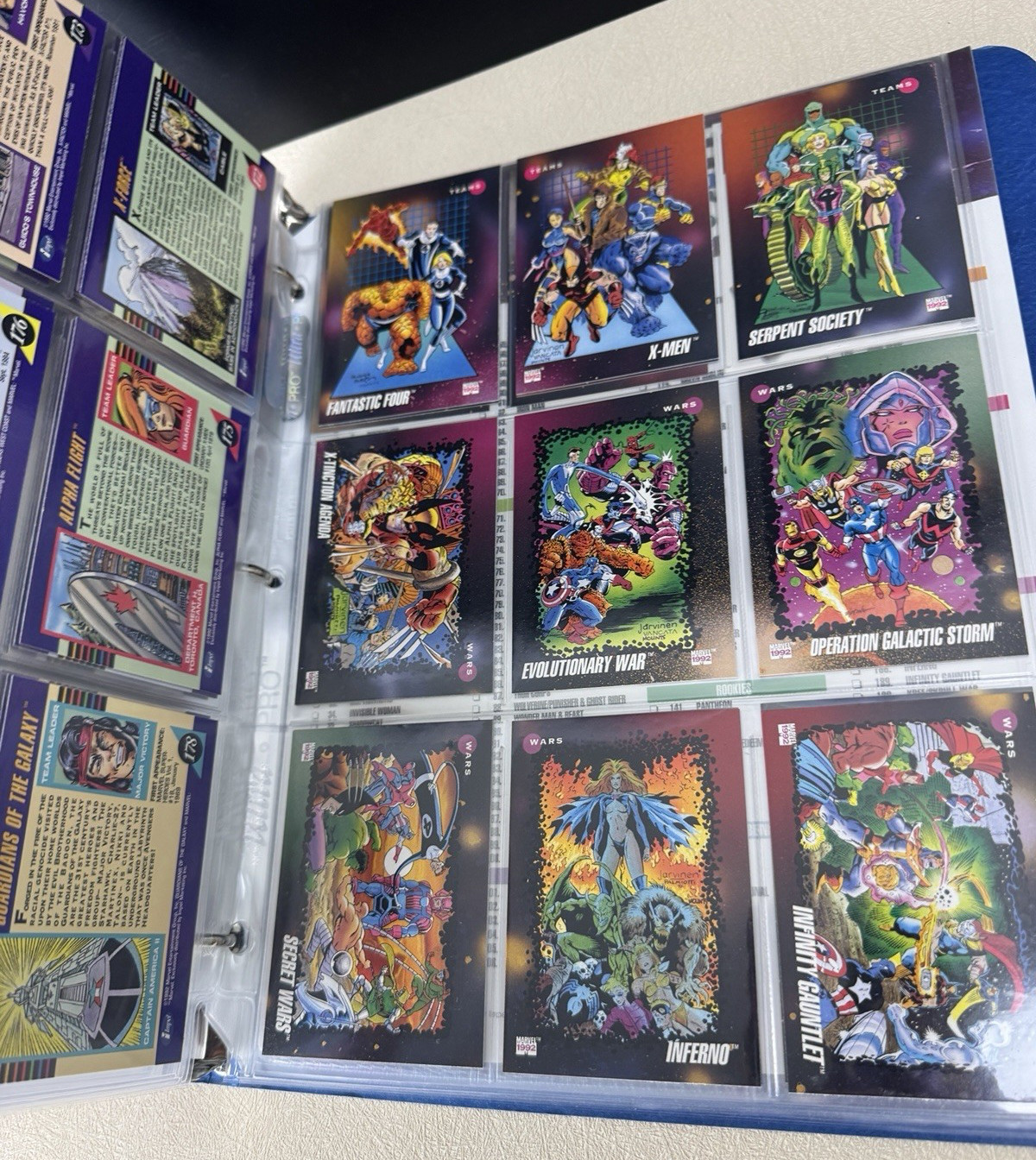 1992 Impel MARVEL UNIVERSE Series 3 COMPLETE SET of 200 / Nrmt-Mint In Binder