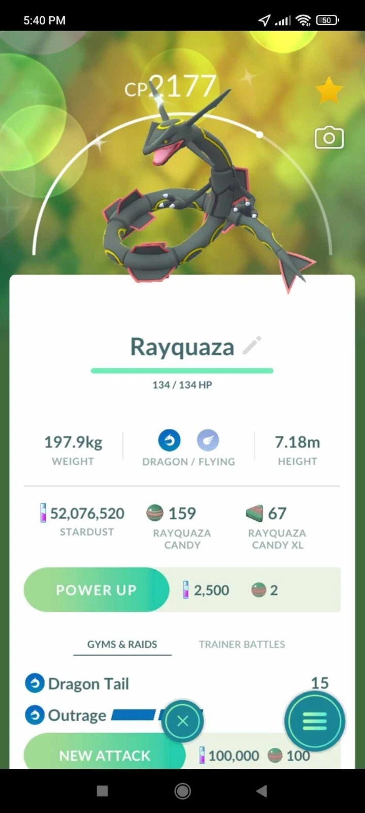 pokemon shiny rayquaza go 