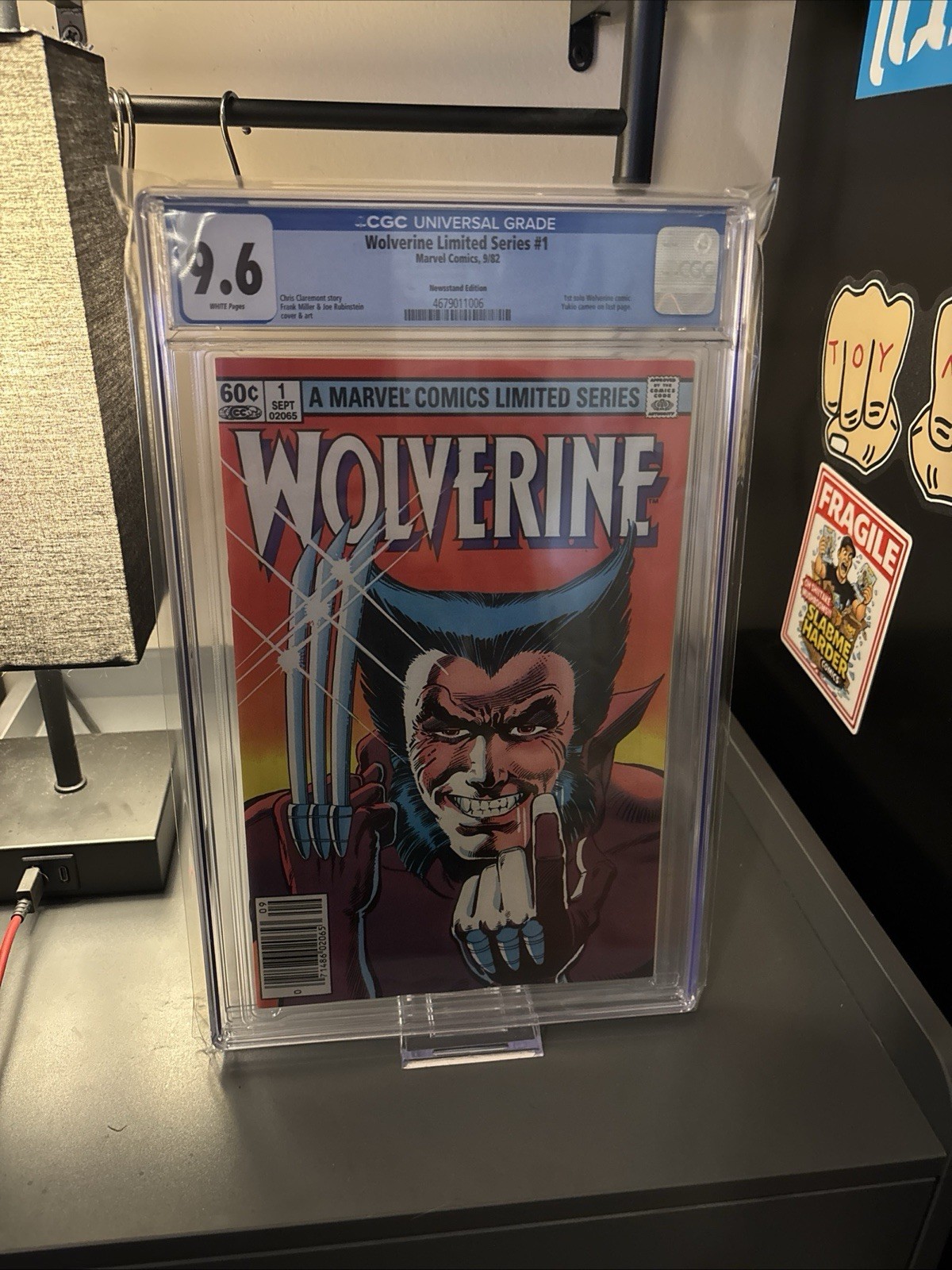 Wolverine #1 CGC 9.6 Newsstand White Pages 1982 1st Solo Series Frank Miller🔥🔥 Wolverine #1 CGC 9.6 Newsstand White Pages 1982 1st Solo Series Frank Miller🔥🔥