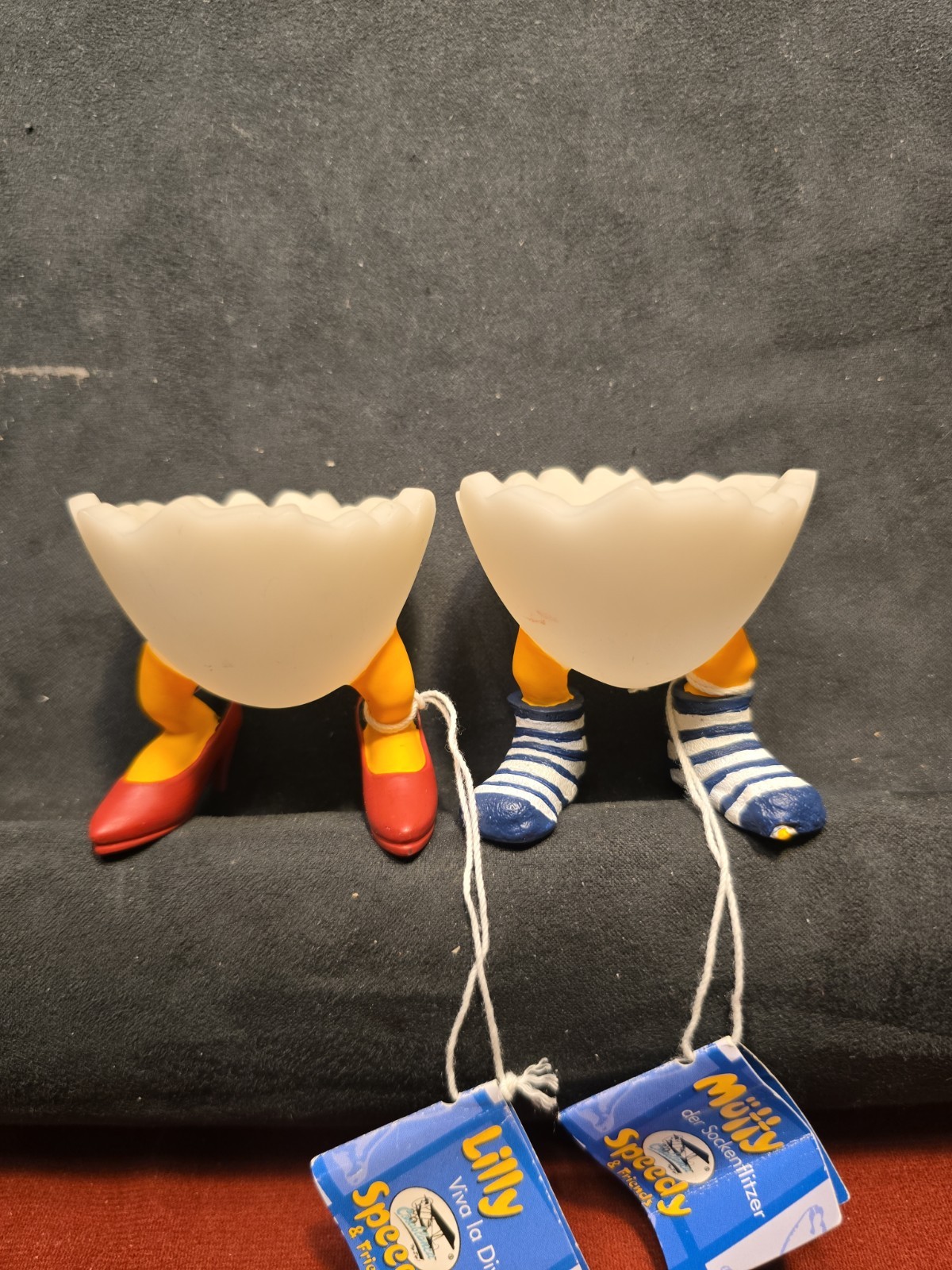 Vintage Casablanca Egg Cup Walking Legs Made in Germany Lot Of 2 Vintage Casablanca Egg Cup Walking Legs Made in Germany Lot Of 2