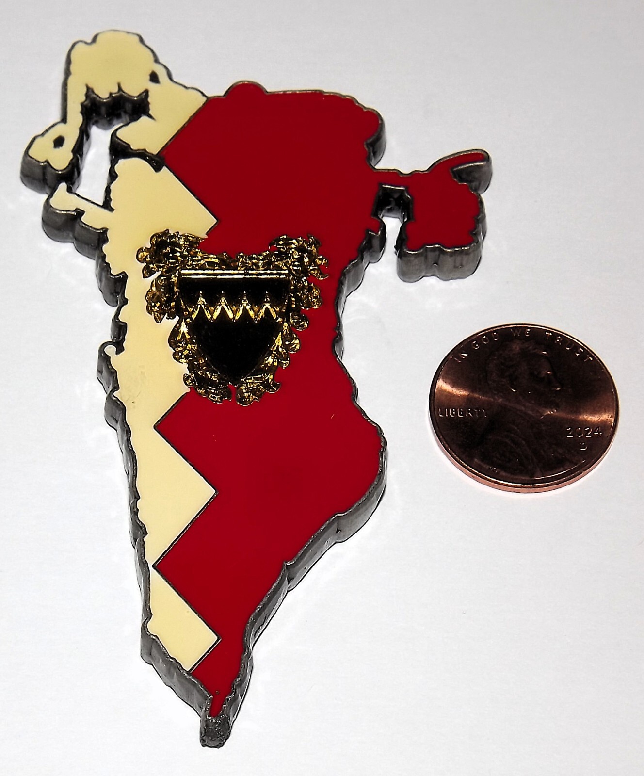 Challenge Coin - US Navy - Naval Support Activity Bahrain - Chiefs - Officers -