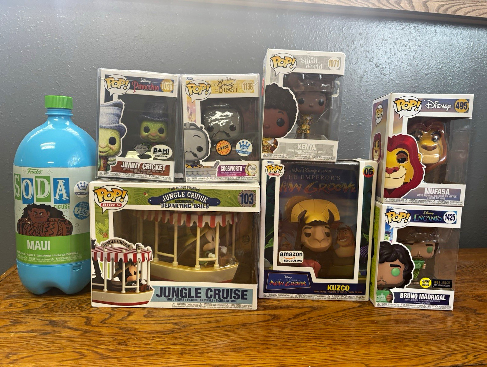 Funko Disney Mixed Lot Vinyl Pops/jumbo soda Chase, Glow, Diamond, Etc.