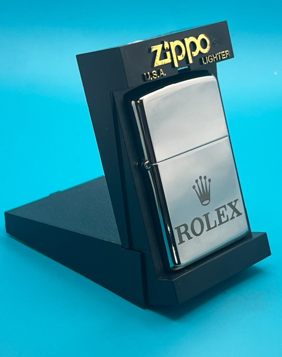 Brand New 2004 ZIPPO Lighter Absolutely Awesome ROLEX DESIGN Brilliant Chrome Brand New 2004 ZIPPO Lighter Absolutely Awesome ROLEX DESIGN Brilliant Chrome