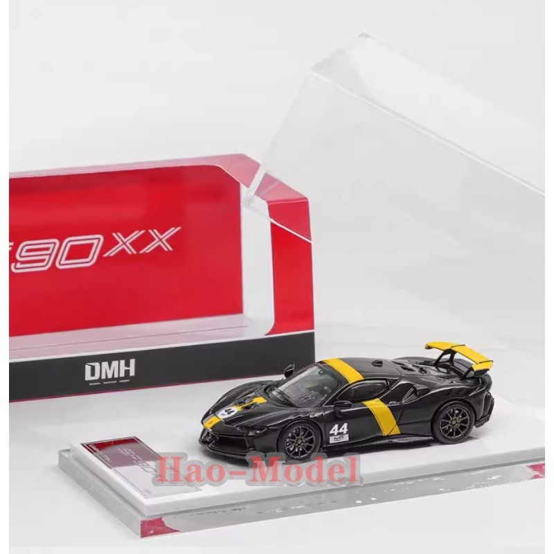 1:64 DMH Ferrari SF90 XX Stradale Diecast Car Model Black/Red/Yellow Gift
