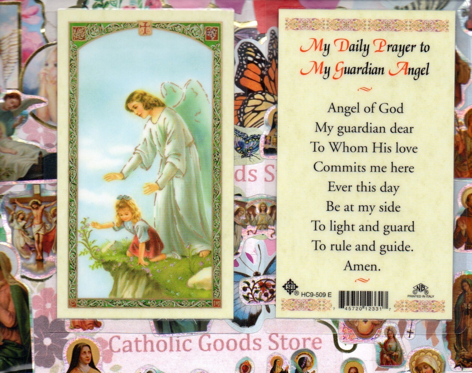 My Daily Prayer to My Guardian Angel (girl) - Laminated Holy Card My Daily Prayer to My Guardian Angel (girl) - Laminated Holy Card