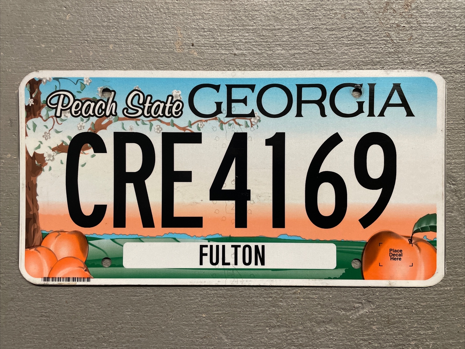 GEORGIA LICENSE PLATE PEACH STATE 🍑 RANDOM LETTERS/NUMBERS/COUNTIES NICE SALE GEORGIA LICENSE PLATE PEACH STATE 🍑 RANDOM LETTERS/NUMBERS/COUNTIES NICE SALE