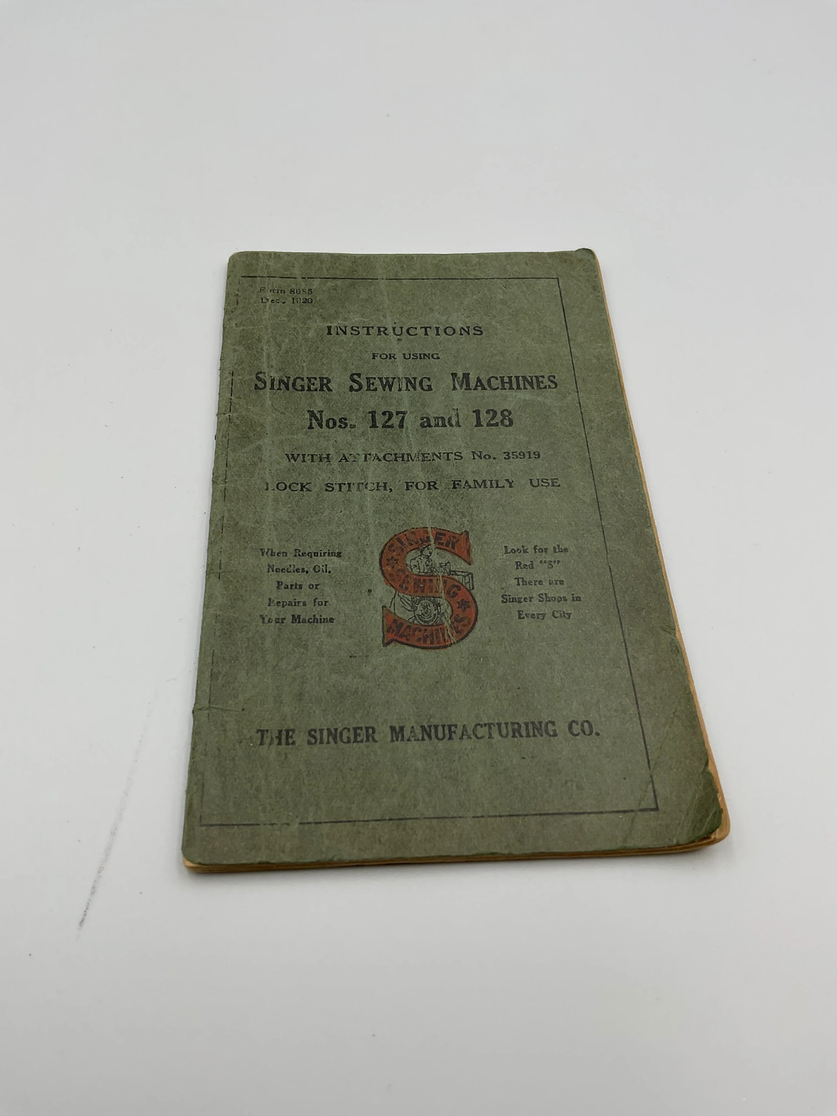 Antique 1915 Singer Sewing Machine Instructions Pamphlet Antique 1915 Singer Sewing Machine Instructions Pamphlet