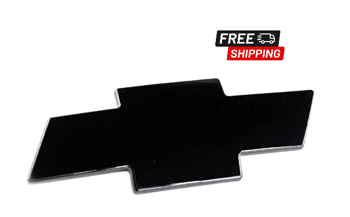 1999 2000 2001 2002 Chevrolet 1500 Silverado BLACK BOWTIE GRILLE EMBLEM 12335633