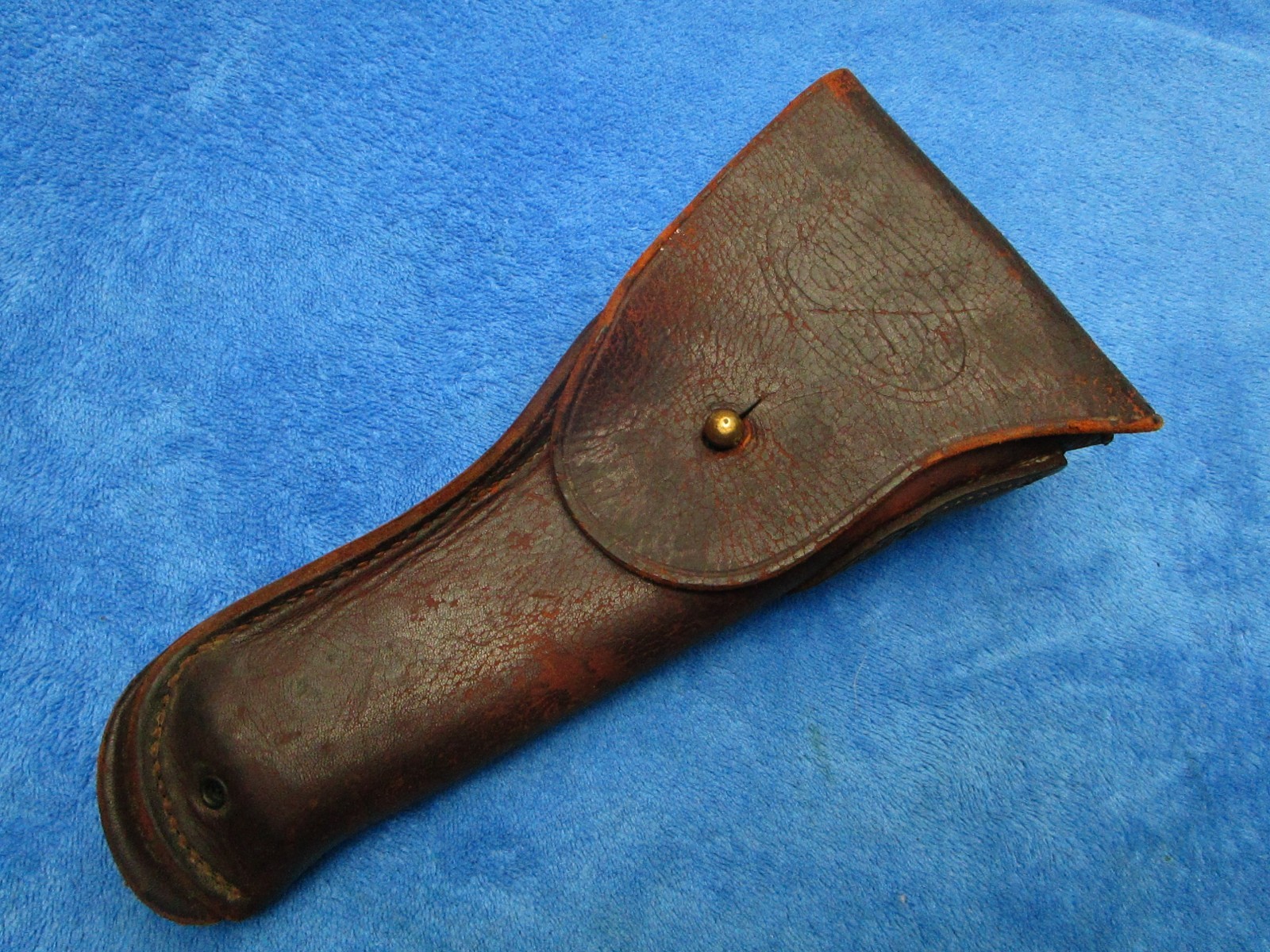 ORIGINAL VINTAGE WW2 US MILITARY COLT 1911 PISTOL HOLSTER MAKER WALSH 44 ORIGINAL VINTAGE WW2 US MILITARY COLT 1911 PISTOL HOLSTER MAKER WALSH 44