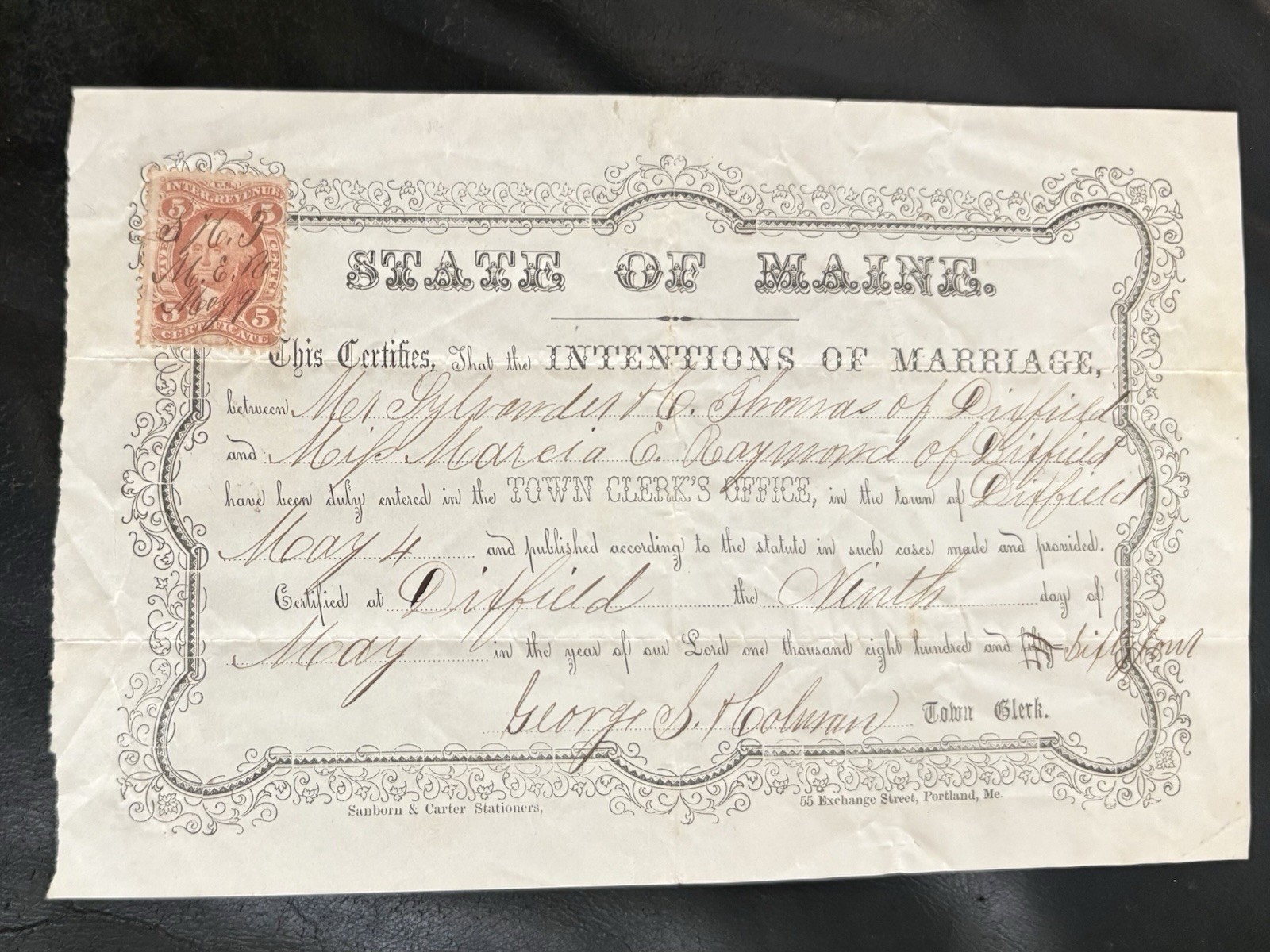 1864 NPB Japan Basebsll Regiment Civil War 12th Maine Vols Tom Sylvander License