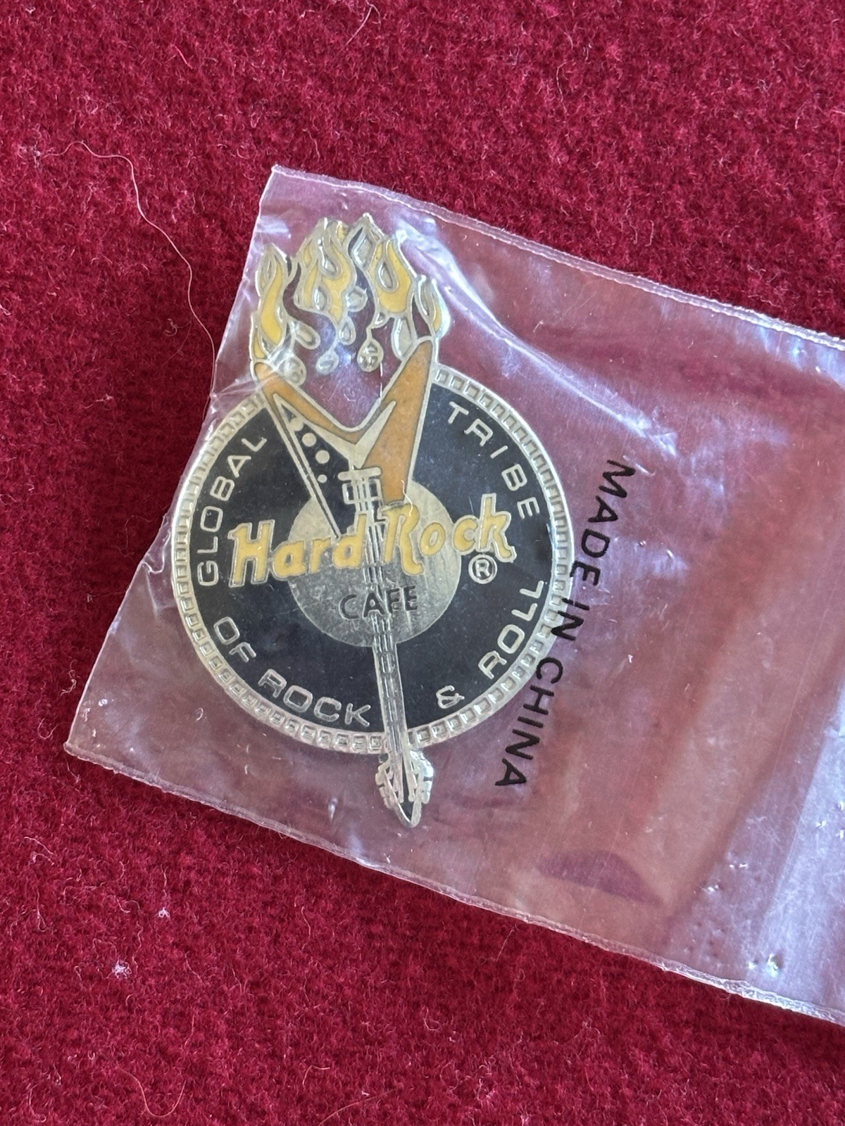 Hard Rock Cafe Global Tribe of Rock & Roll Torch Guitar Pin LE #6900/10000 NEW Hard Rock Cafe Global Tribe of Rock & Roll Torch Guitar Pin LE #6900/10000 NEW