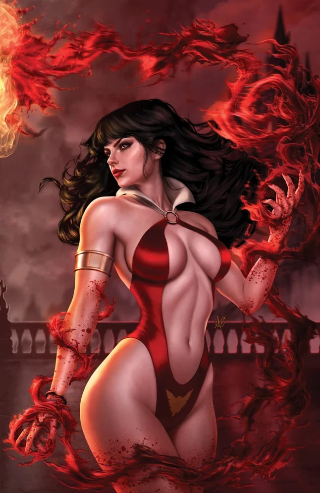 Witchblade/ Vampirella #1 Full Art Variant Michelle Dias LTD 550 Connecting B