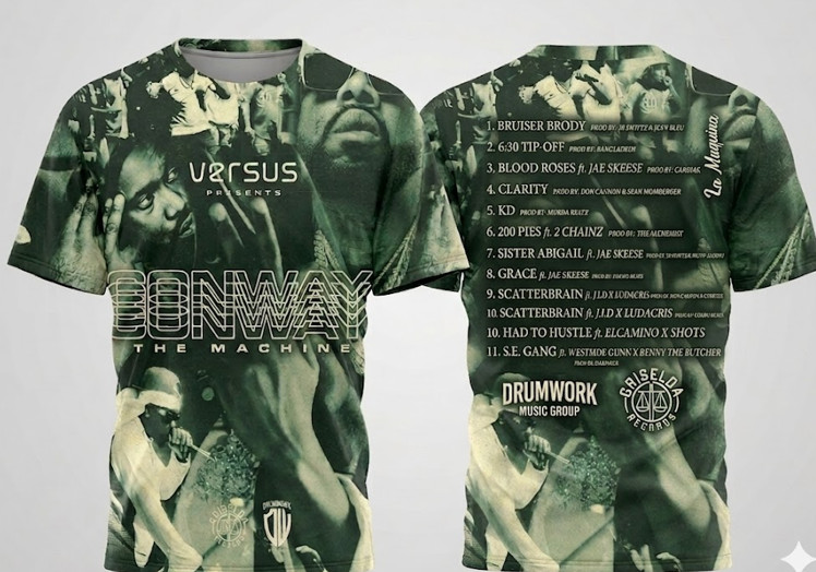 La Maquina Conway The Machine 3D T-Shirt S-234XL Short Sleeve 3D AOP 1UU197