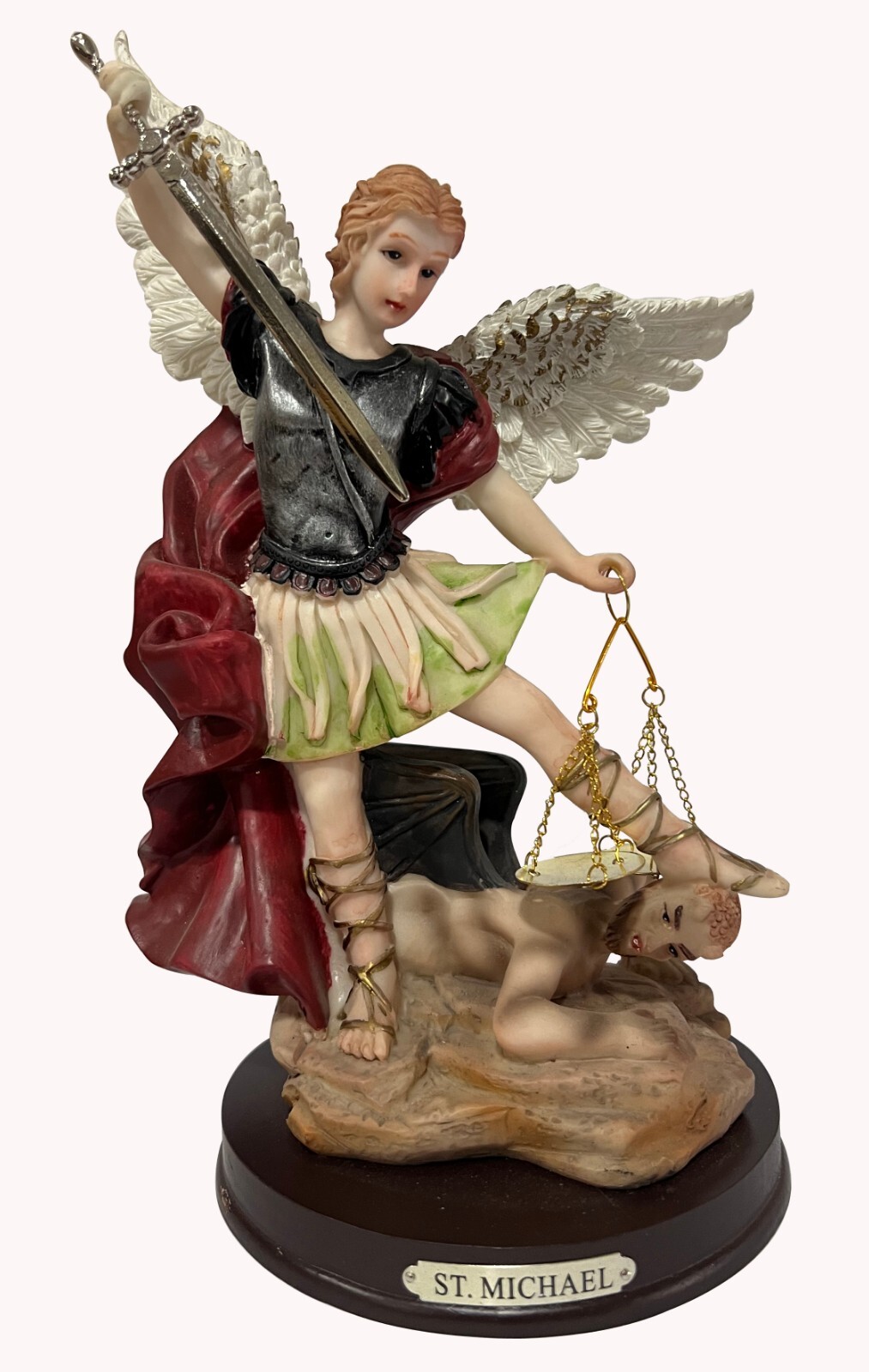 St. Michael Archangel Religious Statue, 9 Inch Decorative Figurine St. Michael Archangel Religious Statue, 9 Inch Decorative Figurine