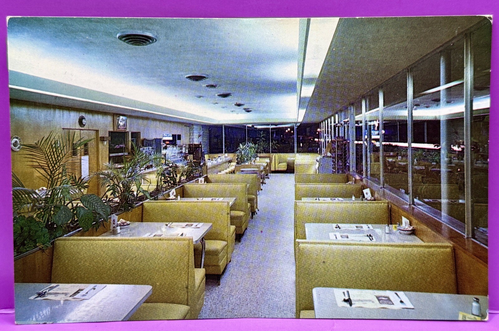 Mel-O-Dee Restaurant & Fountain Sarasota Florida Vintage Postcard 