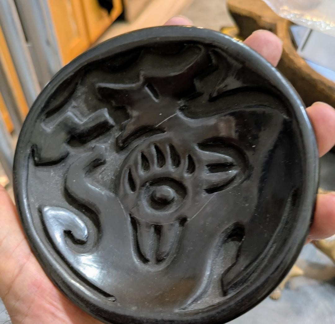 Sammy Naranjo Santa Clara Pueblo Bear Claw/Avanyu Plate