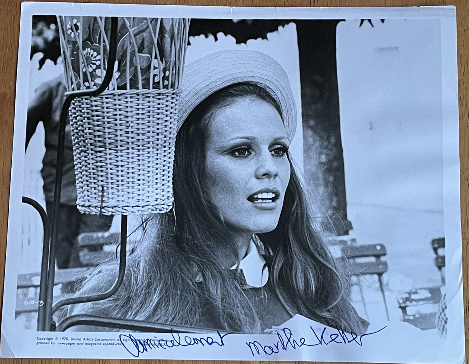 Actress Marthe Keller Autographed Photo