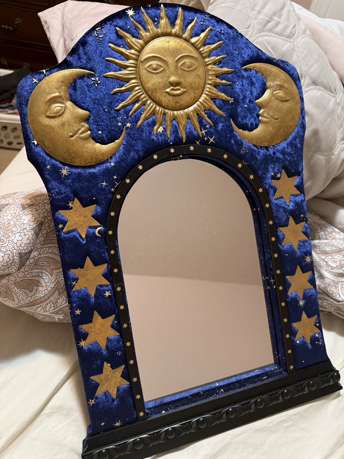 Michaels Viral Bound By Magic Celestial Wall Mirror Moon Sun Stars Witch Velvet