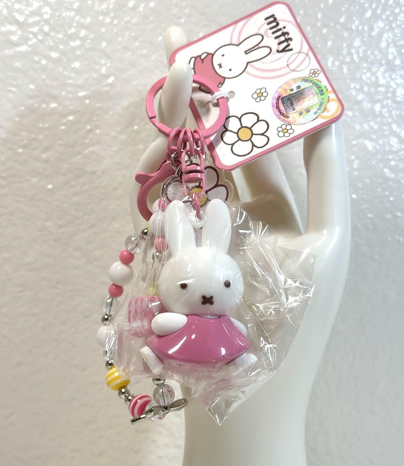 ✨New Original Genuine Miffy Boris Keychain with Bracelet Strap USA Fast Ship