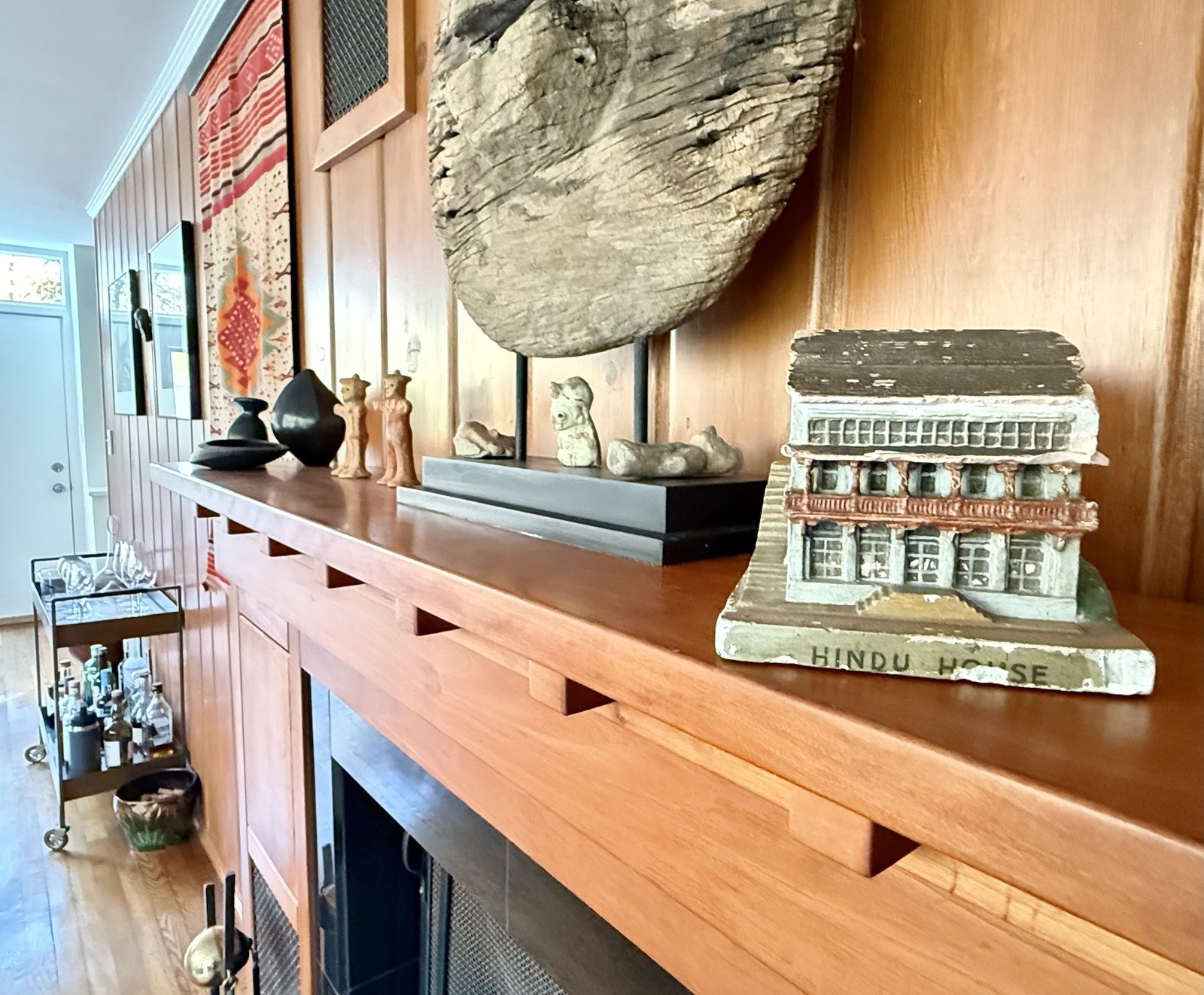 Rare 1920s WPA Art Museum Phila PA Heavy Plaster Model  Hindu House Dwelling