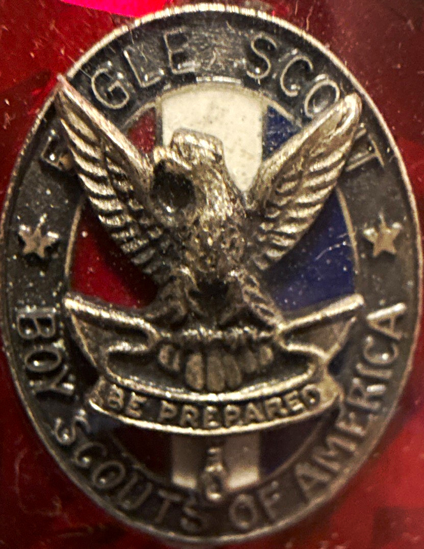 Vintage EAGLE SCOUT Boy Scouts of America Hat Badge PIN BSA Award STERLING Vintage EAGLE SCOUT Boy Scouts of America Hat Badge PIN BSA Award STERLING