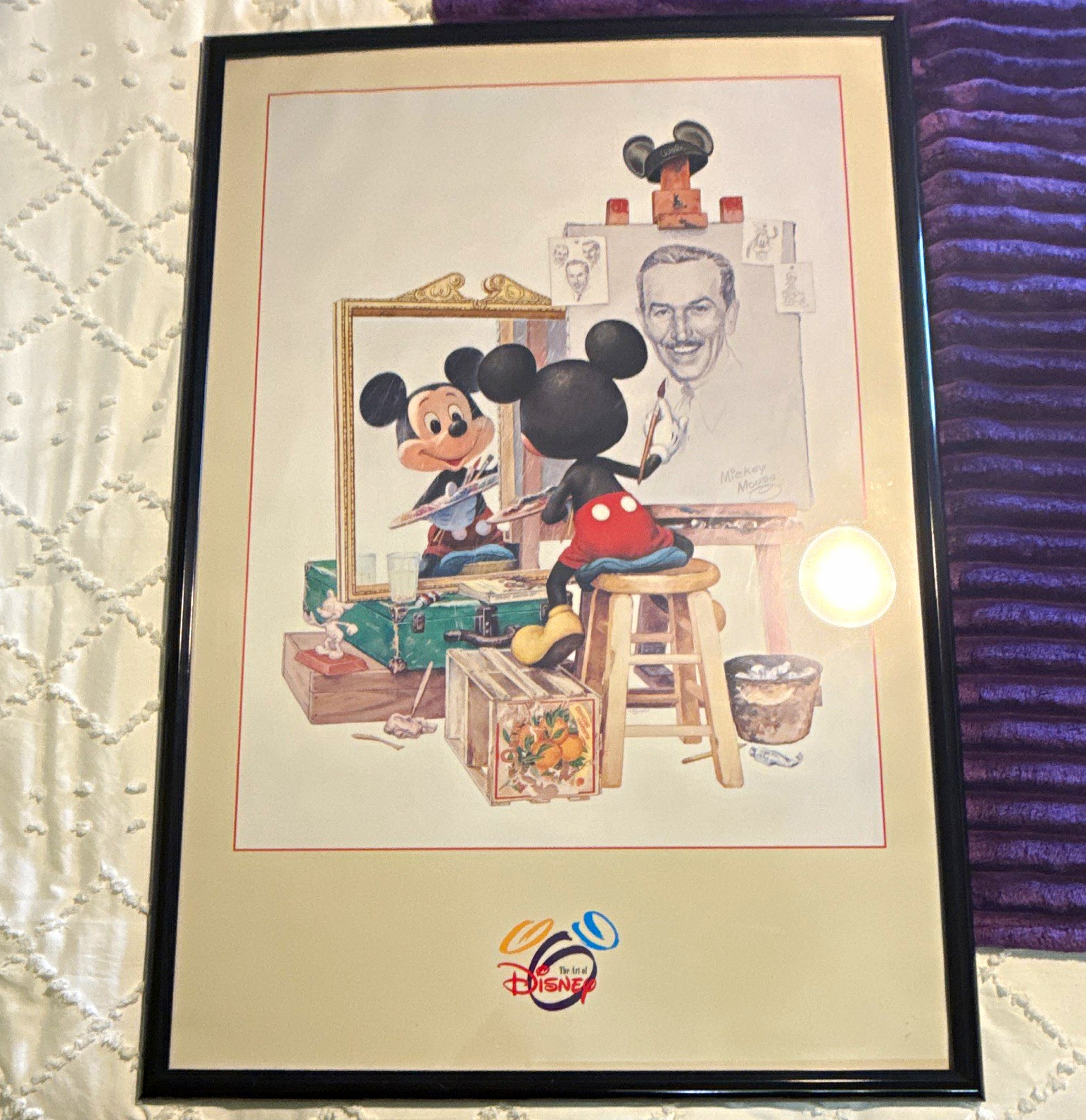 Disney Mickey Mouse 50th Anniversary Framed Print - Disney Franchise Decor