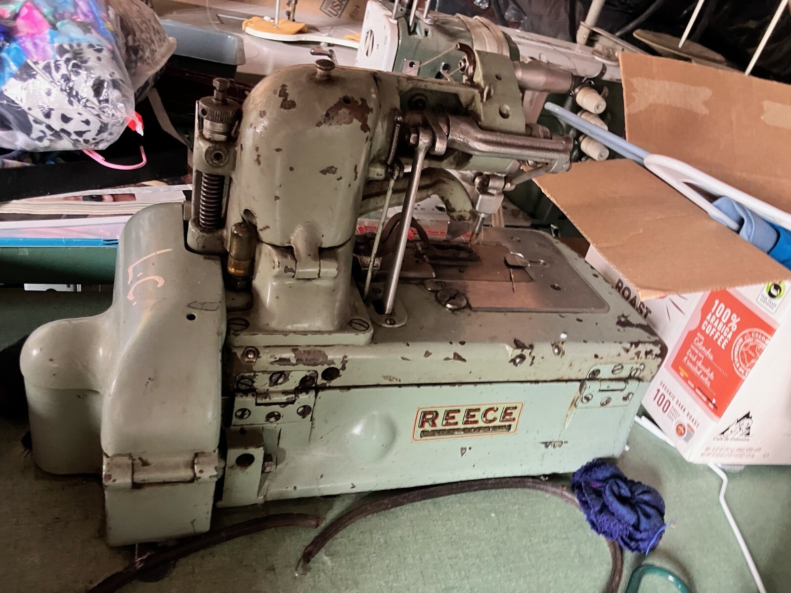 PICKUP ONLY NOT SHIPPING VA 24012 Reese Buttonhole sewing machine AS iS PICKUP ONLY NOT SHIPPING VA 24012 Reese Buttonhole sewing machine AS iS