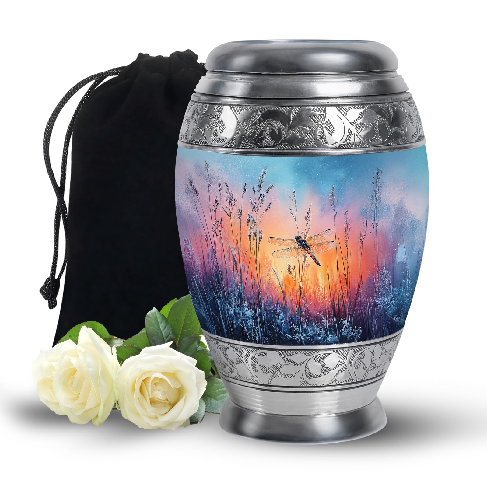 Dragonfly'S Peace Unique Urns For Human Ashes Adult Father (10 Inch)