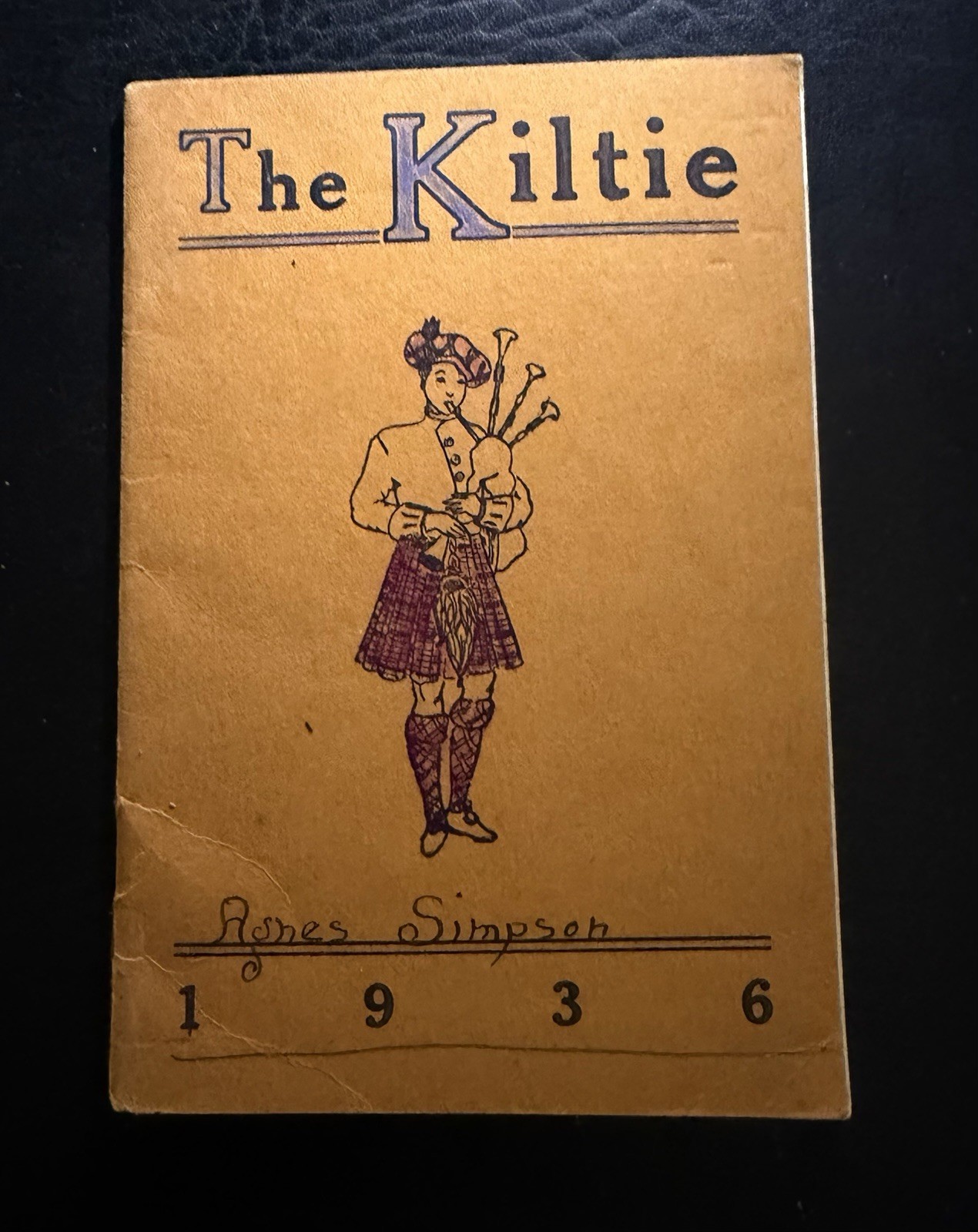 Rare 1936 The Kiltie Handbook Published By Highland Park High School Rare 1936 The Kiltie Handbook Published By Highland Park High School
