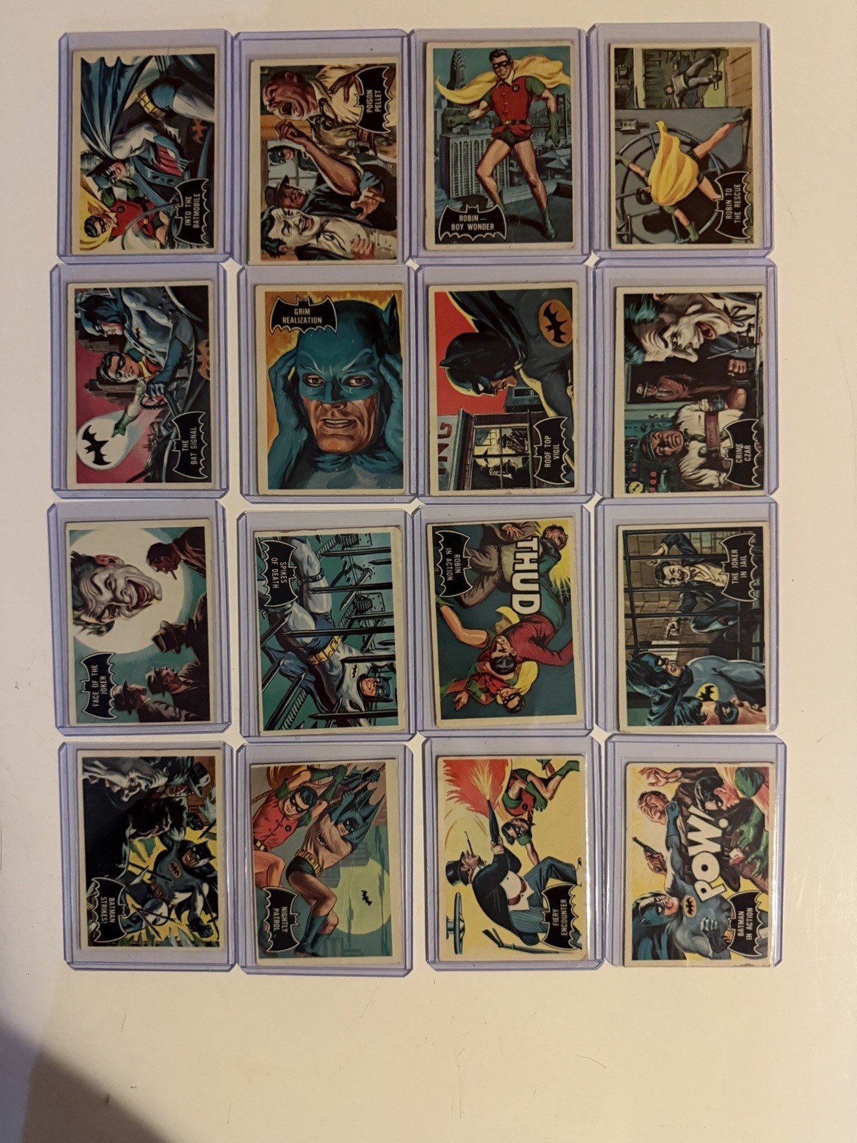 1966 Batman NPP Trading Cards 16 card lot 1966 Batman NPP Trading Cards 16 card lot