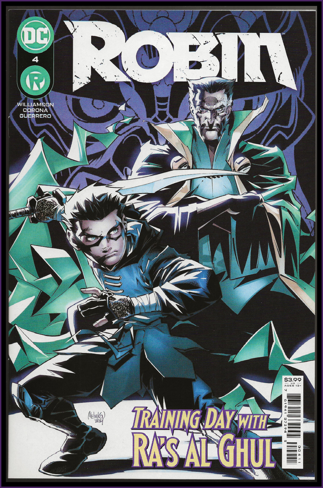 ROBIN #4-A (2021) DAMIAN WAYNE RA\'S AL GHUL RAVAGER DC COMICS 9.4 NM ROBIN #4-A (2021) DAMIAN WAYNE RA\'S AL GHUL RAVAGER DC COMICS 9.4 NM