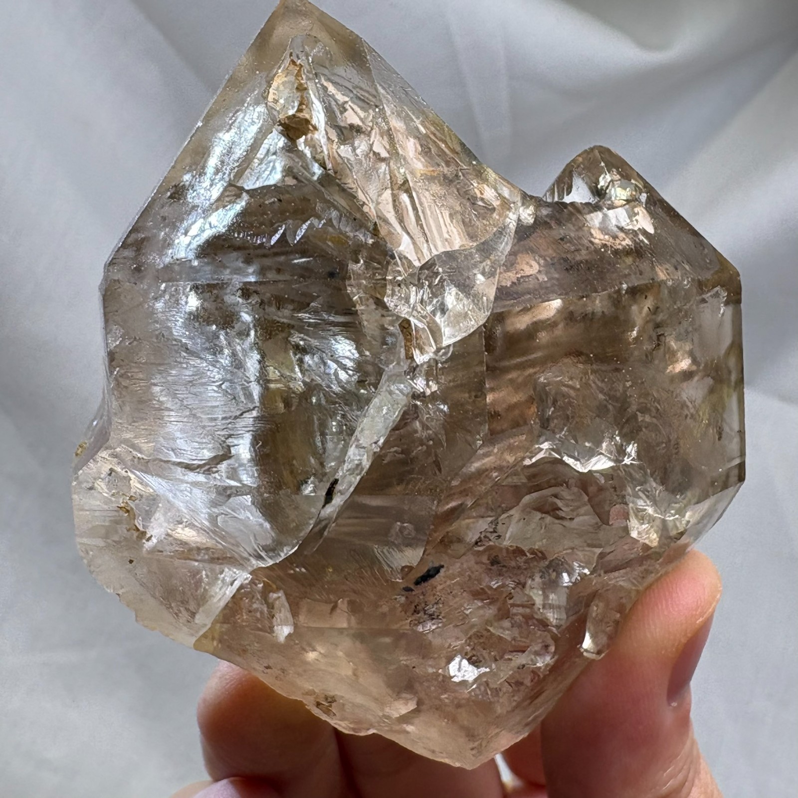Large Window Quartz Cathedral Elestial Raw Mineral Natural Crystal Specimen Heal