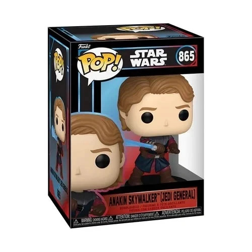 Funko POP Star Wars Anakin Skywalker Jedi General Figure 865 + Protector Funko POP Star Wars Anakin Skywalker Jedi General Figure 865 + Protector