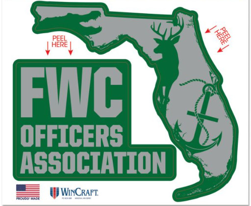 FWC (Florida Fish & Wildlife Conservation) Officers Association Decals/Stickers