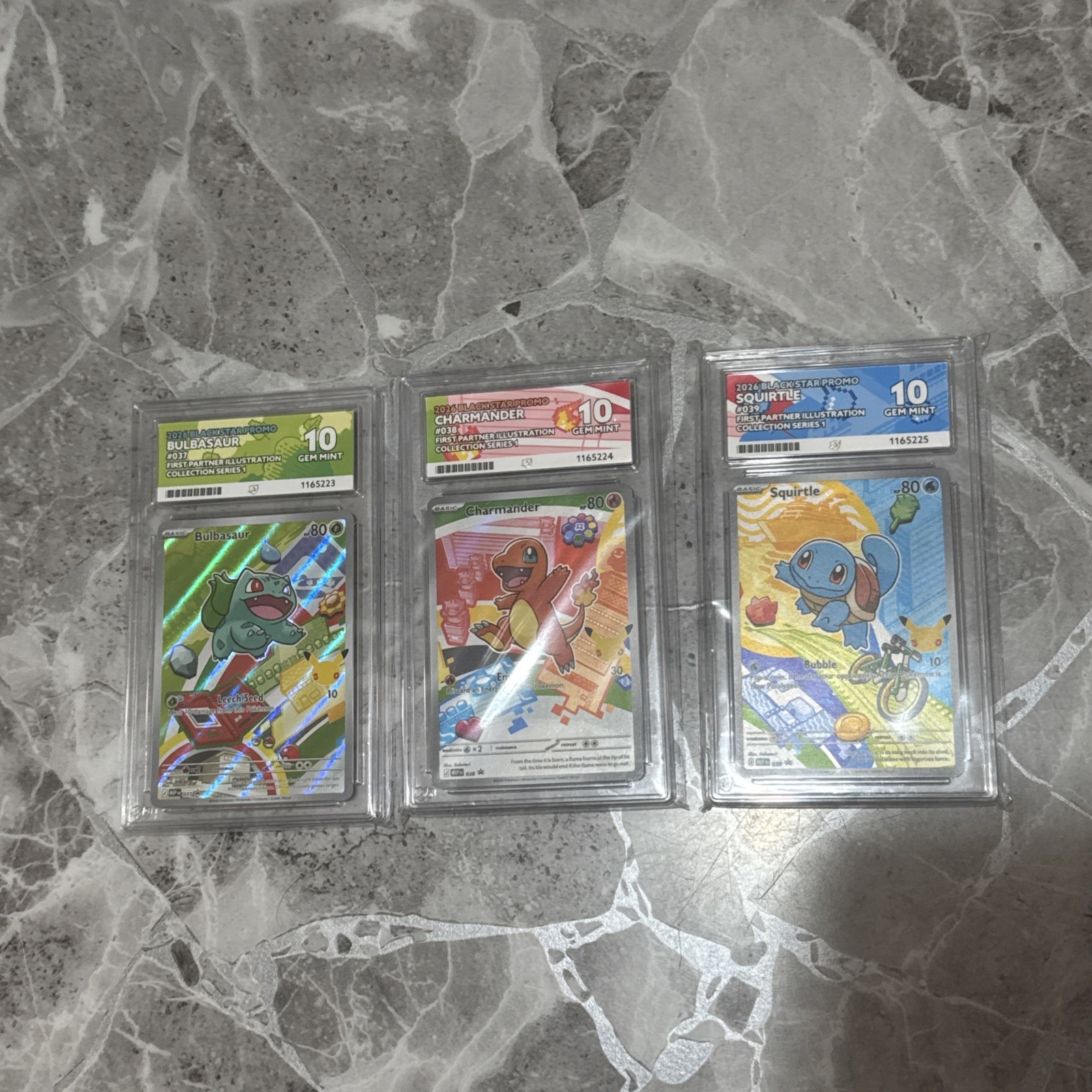 First Partner Illustration Series 1 Kanto ACE 10 SEQUENTIAL SET