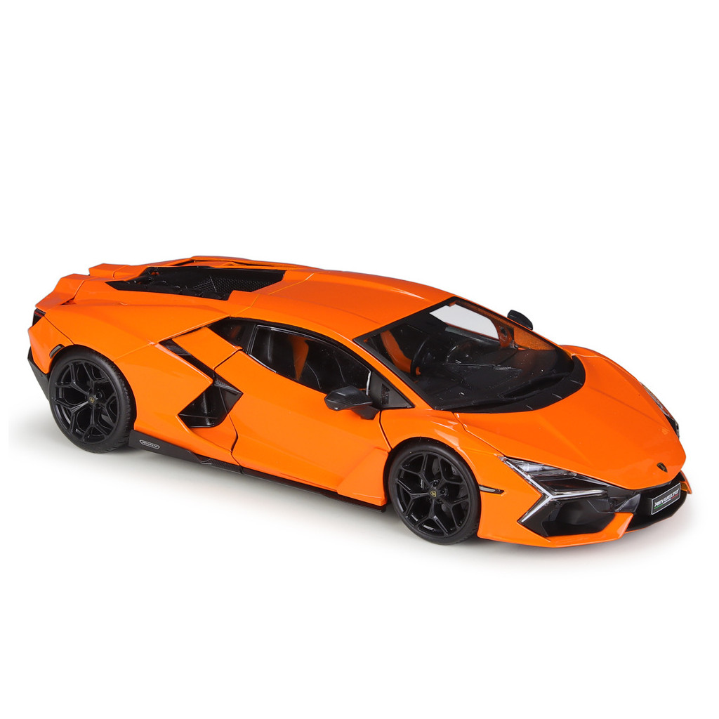 1:18 Lamborghini Revuelto Orange Alloy Car Model Diecast Collectible Display