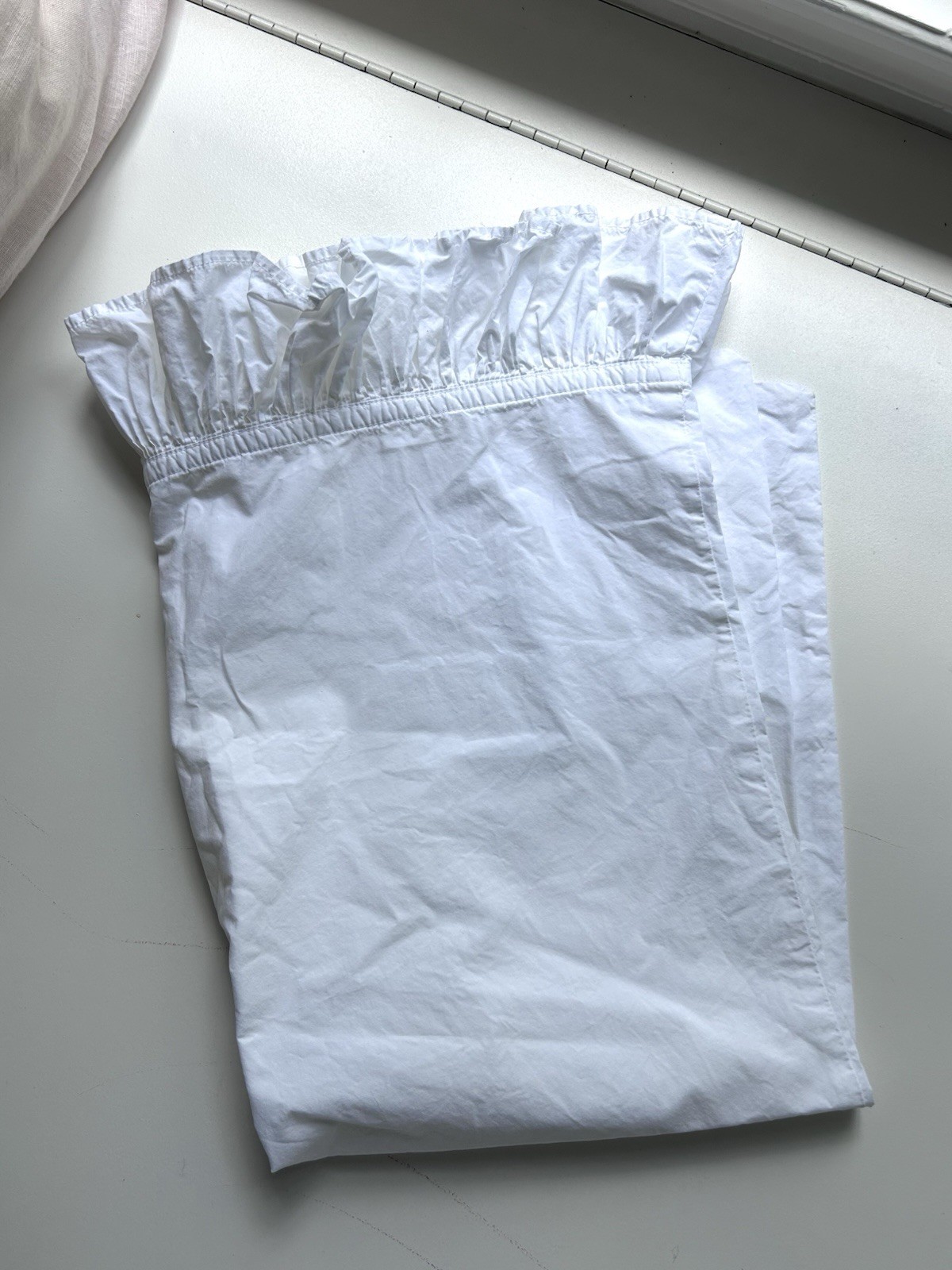 Vintage Rachel Ashwell Shabby Chic Standard Ruffle Pillowcase READ Vintage Rachel Ashwell Shabby Chic Standard Ruffle Pillowcase READ