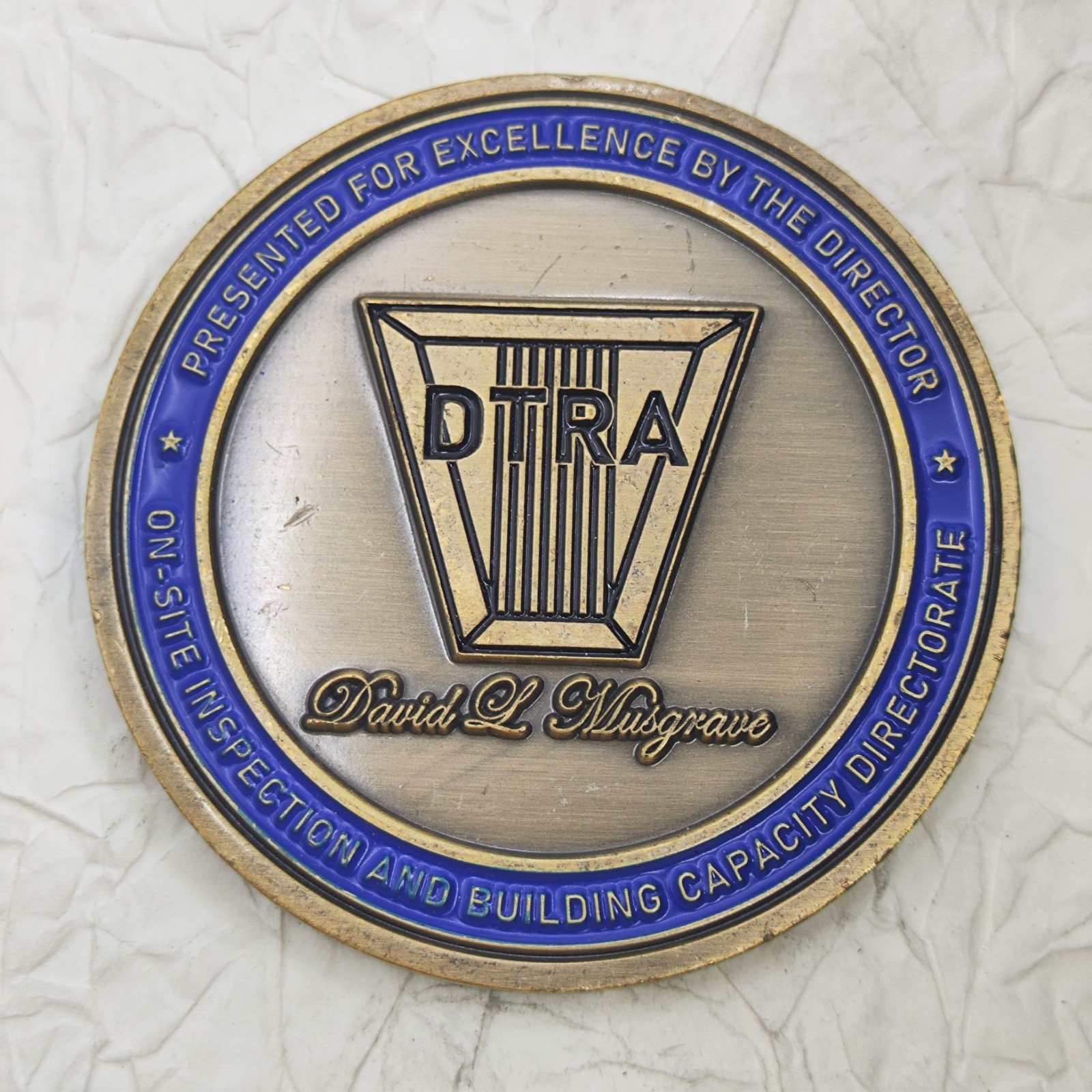 DTRA On-Site Inspection Building Capacity Directorate Coin