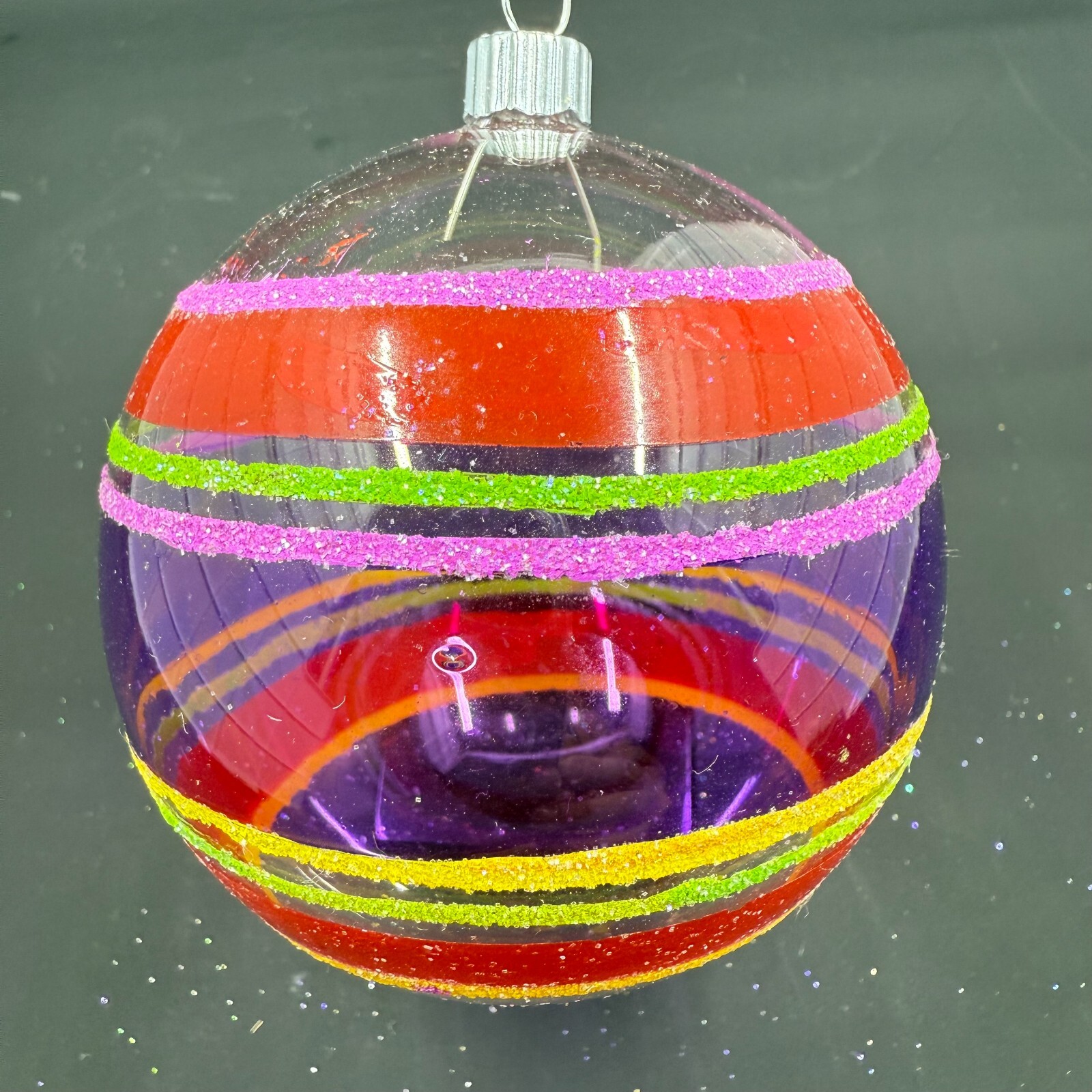 2005 Christopher Radko Shiny Brite Jumbo Reflector Ornament 4001140