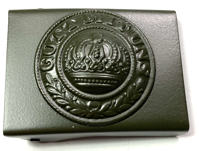 WWI GERMAN PRUSSIAN EM NCO M1915 COMBAT FIELD BELT BUCKLE WWI GERMAN PRUSSIAN EM NCO M1915 COMBAT FIELD BELT BUCKLE