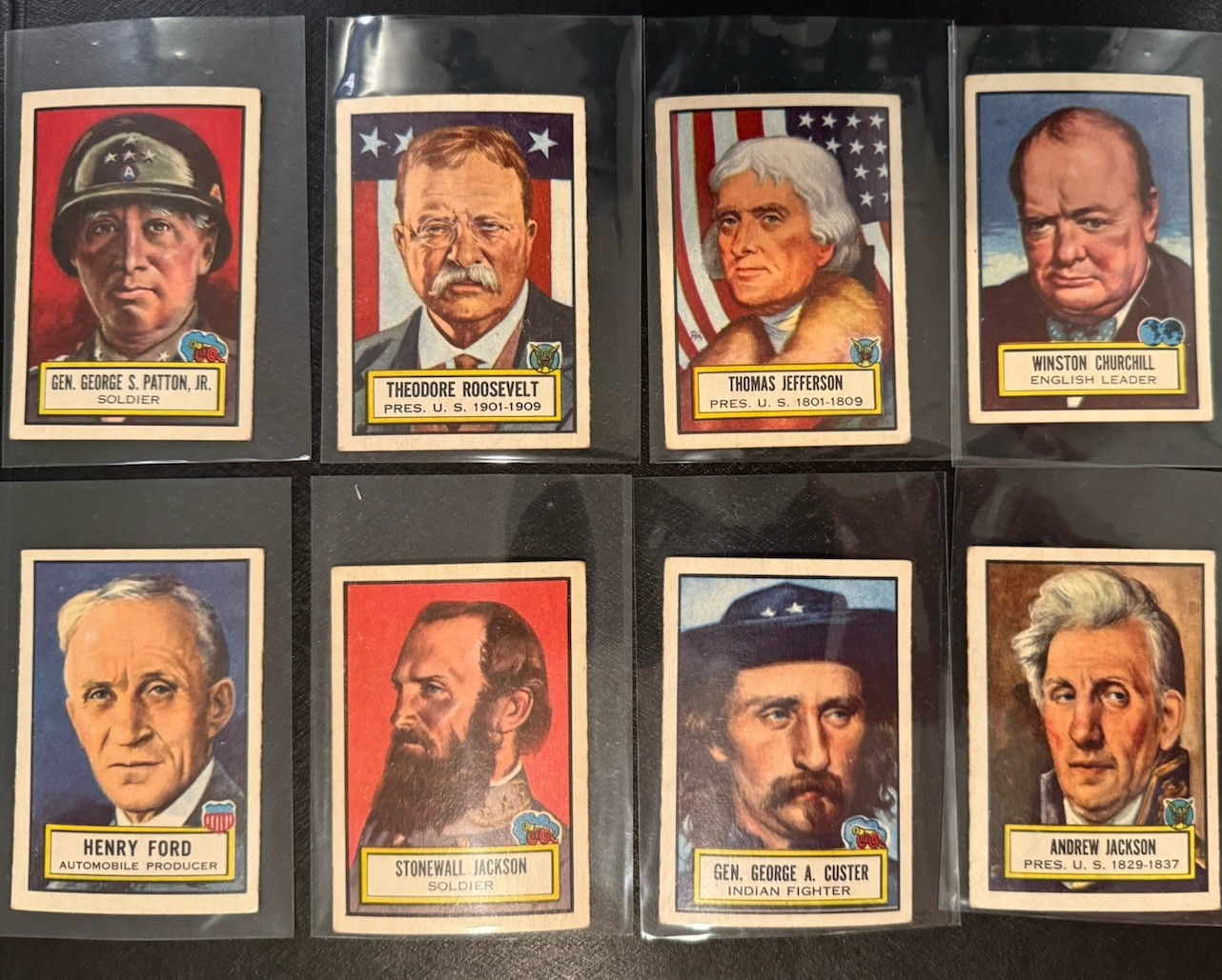 1952 Topps Look ’N See Lot of 8 Vintage Cards Historical Figures 1952 Topps Look ’N See Lot of 8 Vintage Cards Historical Figures