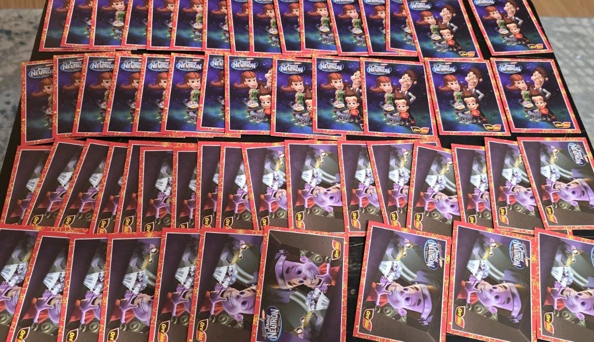 Lot Of 56 2002 Jimmy Neutron Oreda Trading Cards #31 And #26 Only Rare Lot Of 56 2002 Jimmy Neutron Oreda Trading Cards #31 And #26 Only Rare