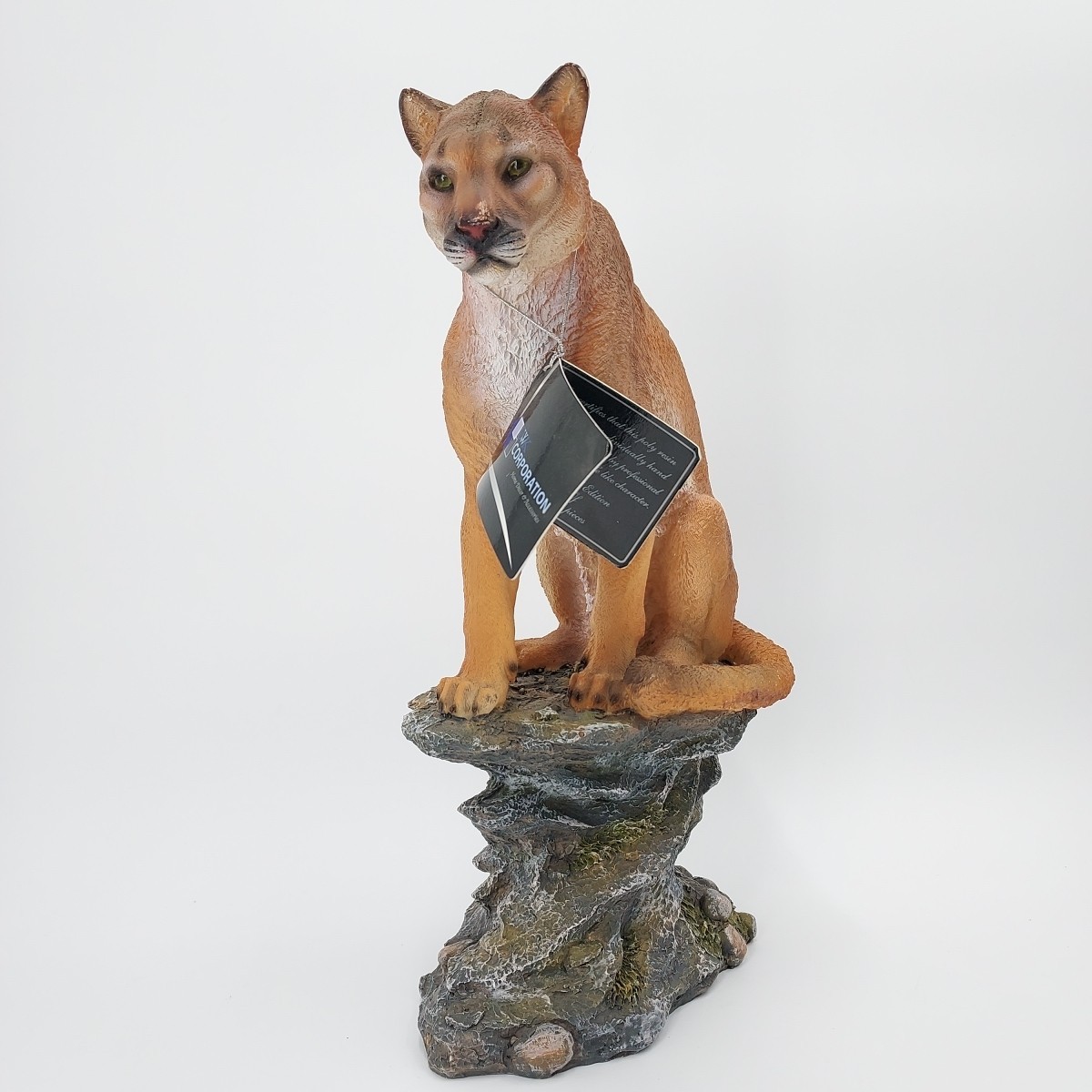 2007 DWK World Of Wonders Mountain Lion Resin Statue Limited Edition 13.5 2007 DWK World Of Wonders Mountain Lion Resin Statue Limited Edition 13.5