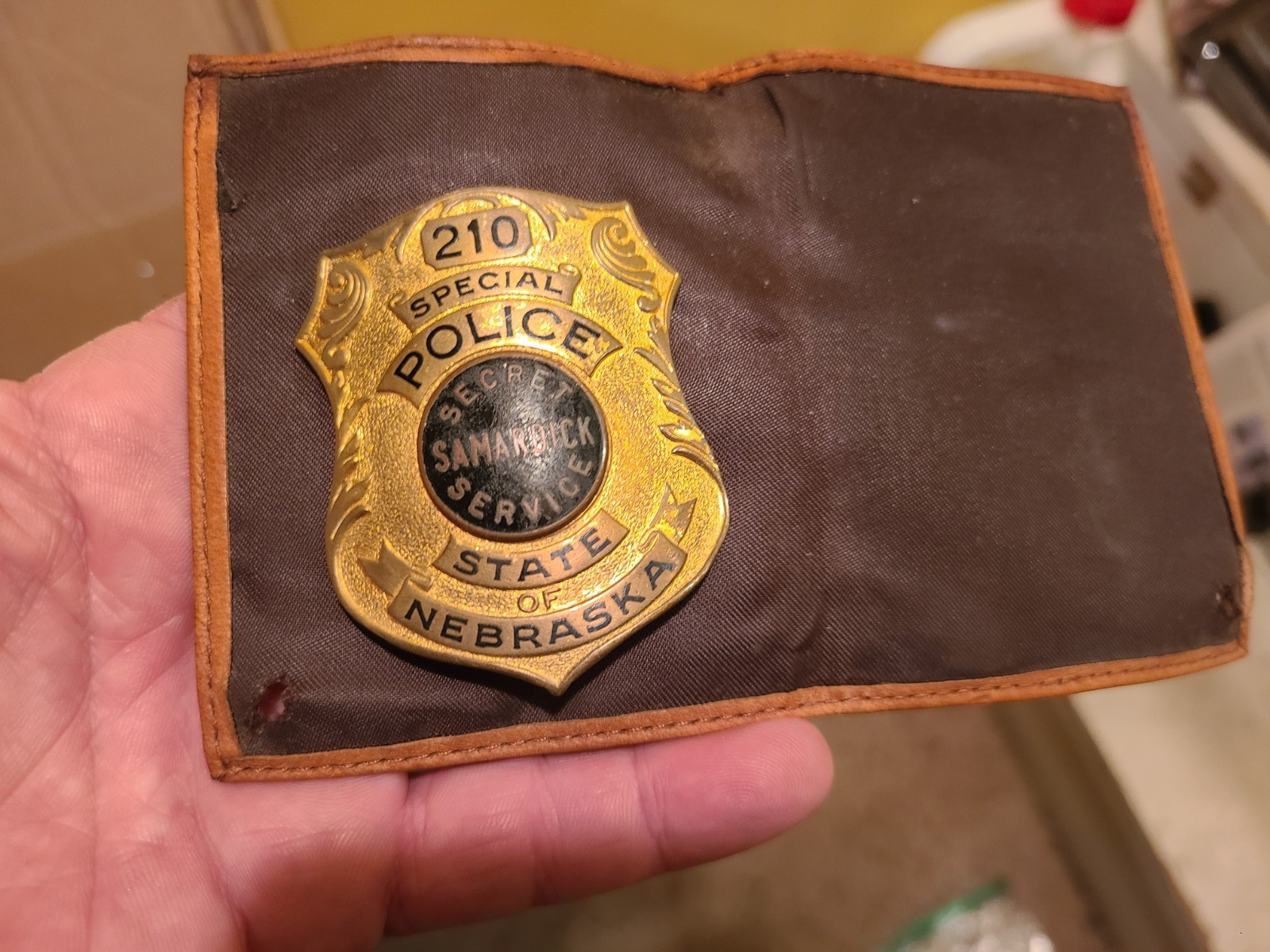 Samardick Special Police Badge 210 Secret Service State of Nebraska Samardick Special Police Badge 210 Secret Service State of Nebraska