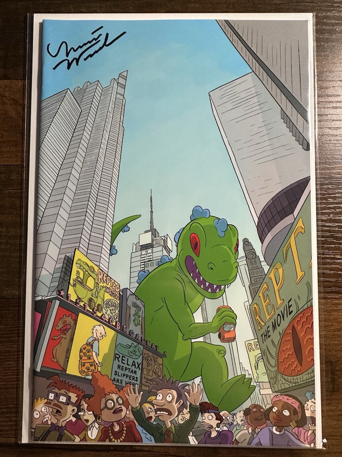 Rugrats #1 New York ComicCon Exclusive Reptar Virgin Variant S/Malachi Ward Rugrats #1 New York ComicCon Exclusive Reptar Virgin Variant S/Malachi Ward