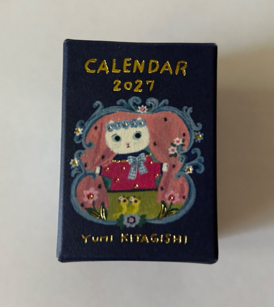 NEW Yumi Kitagishi 2027 Daily Tear-Off Mini Calendar Japanese Style NK4500
