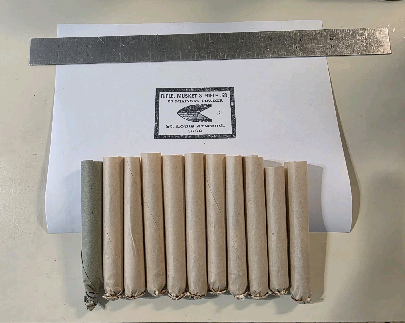 Federal Paper Cartridges .58 cal St Louis Arsenal Packs 
