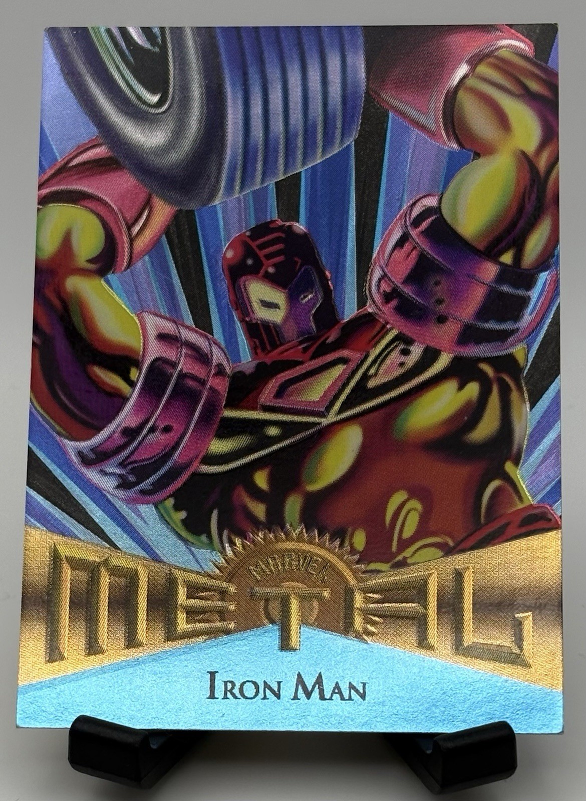 1995 Fleer Marvel Metal Iron Man Card #23 1995 Fleer Marvel Metal Iron Man Card #23