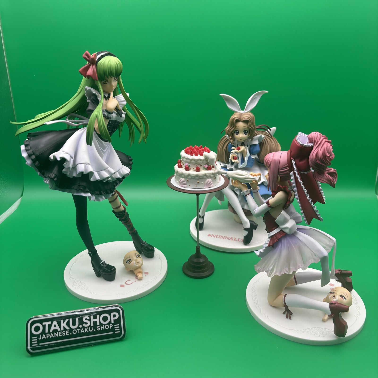Code Geass Ichiban Kuji in Wonderland Nunnally Anya C.C. Figure complete set